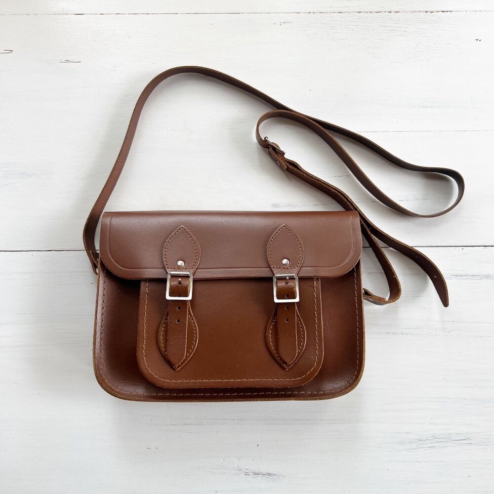 The Cambridge Satchel Company Brown Crossbody Bag 11”